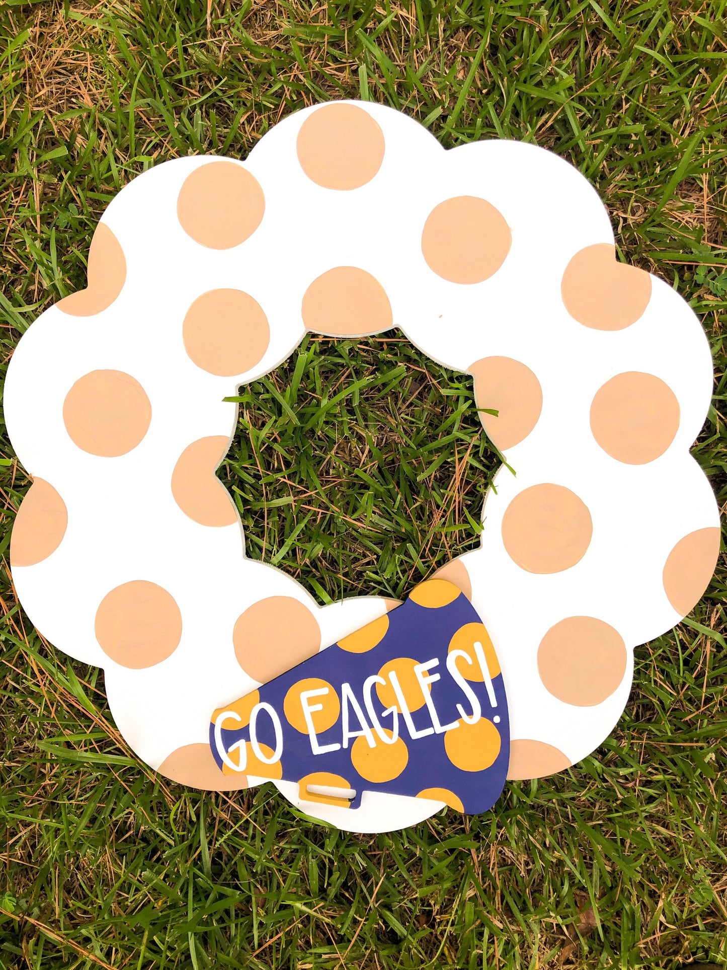 Football Attachment for interchangeable Seasonal Wreath