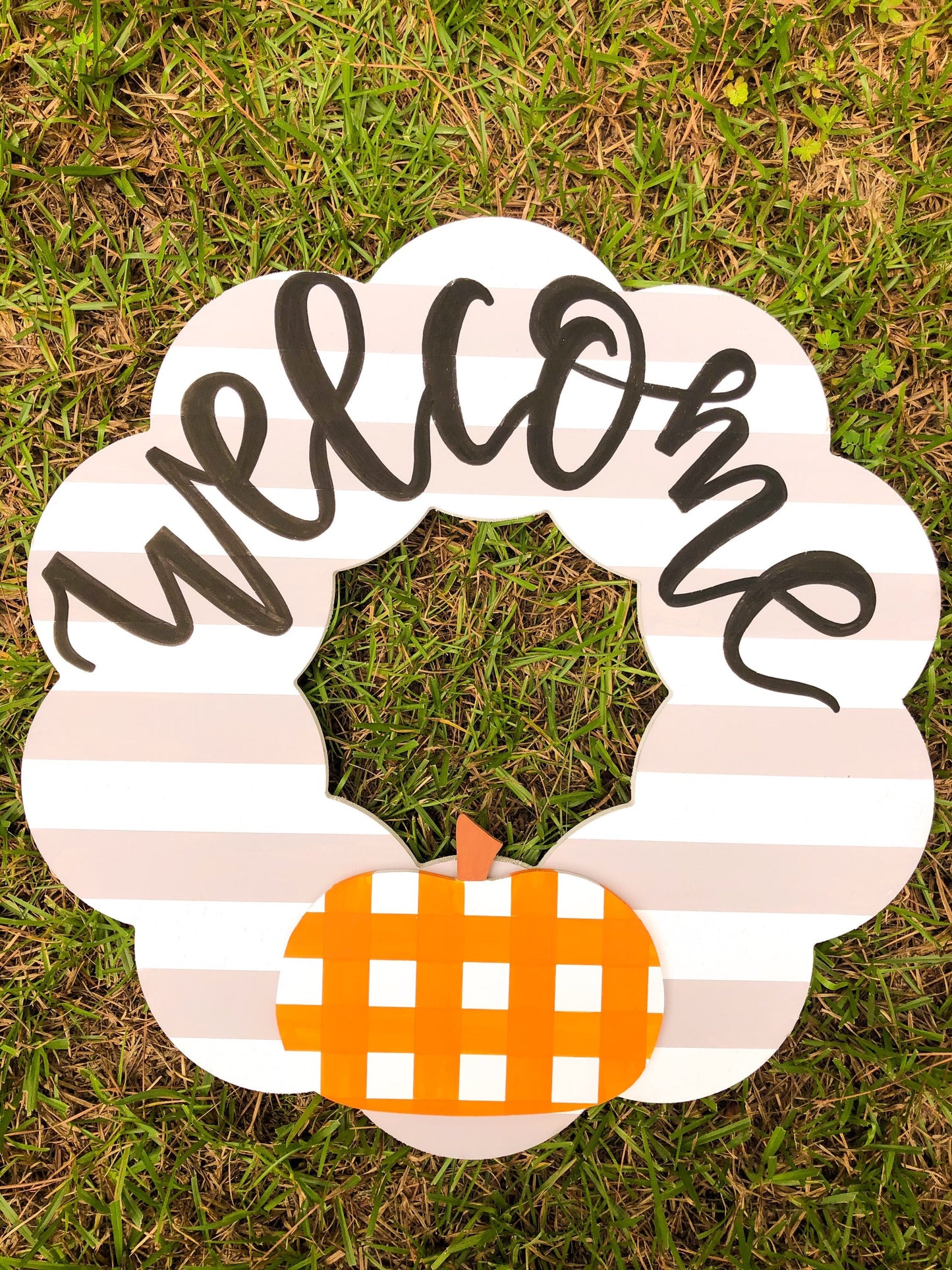 Fall Halloween Attachments for Wood Scallop Wreath