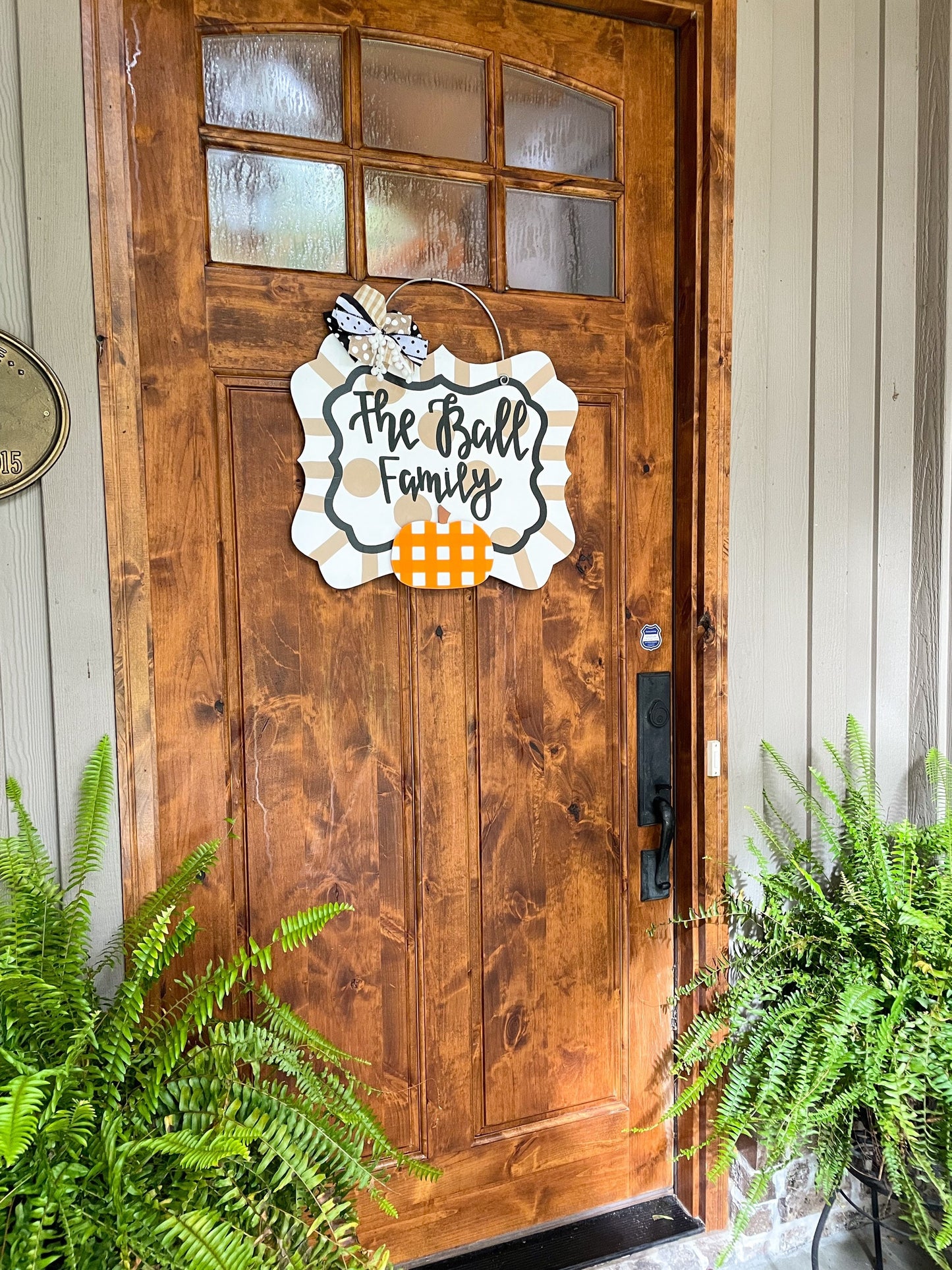 Personalized Attachment Neutral Door Hanger