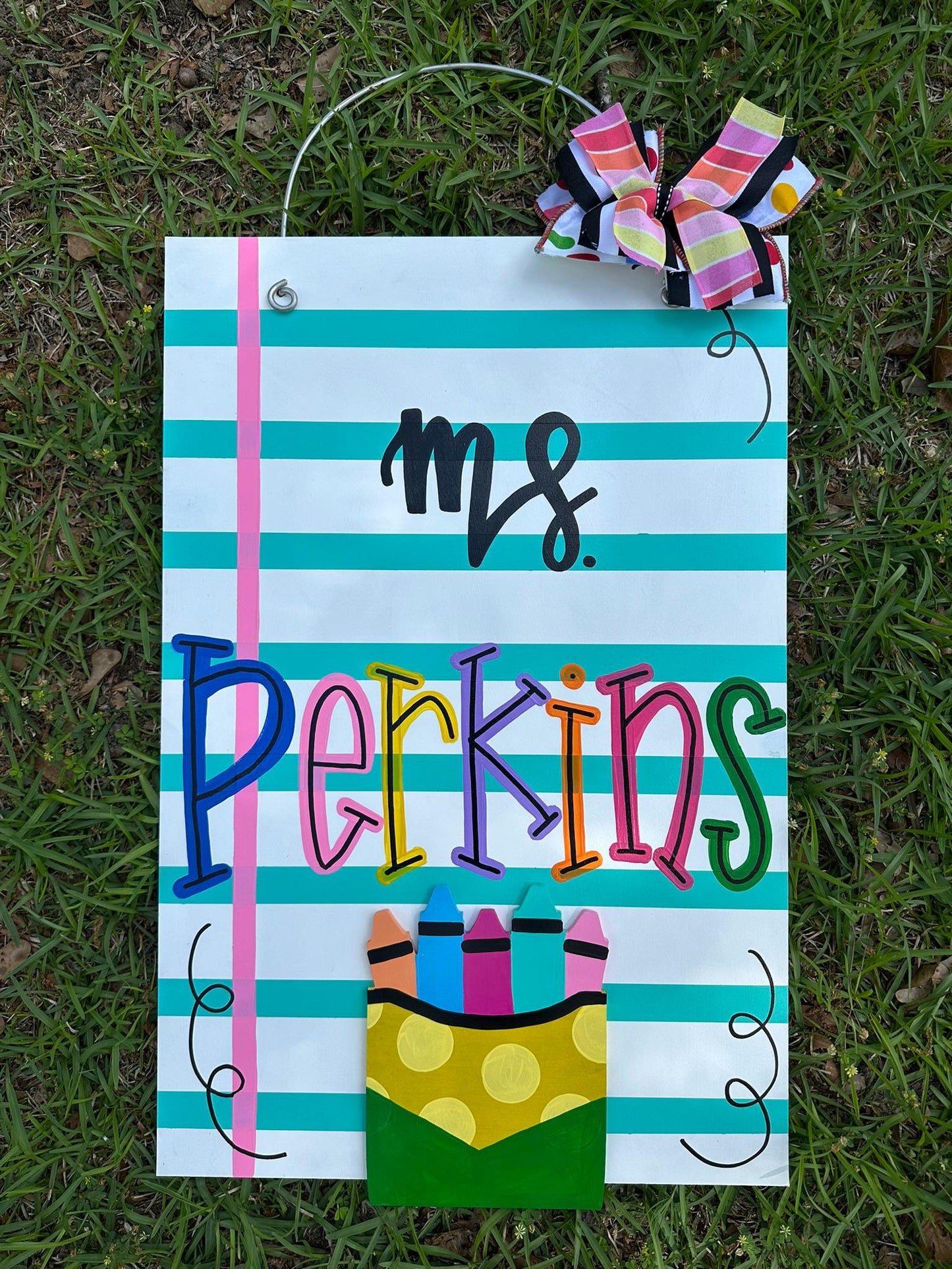 Teacher Notebook Attachment Door Hanger