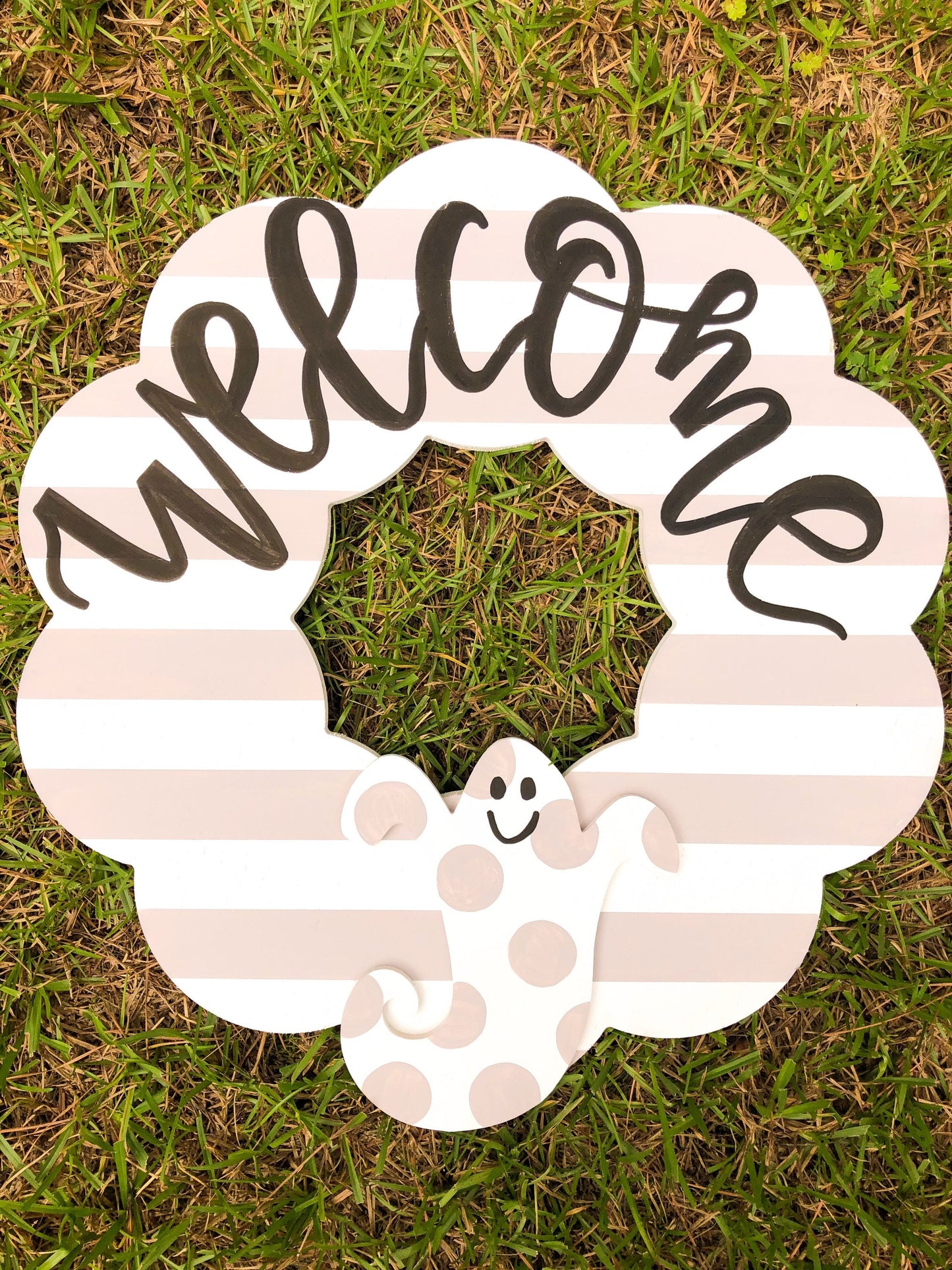 Fall Halloween Attachments for Wood Scallop Wreath