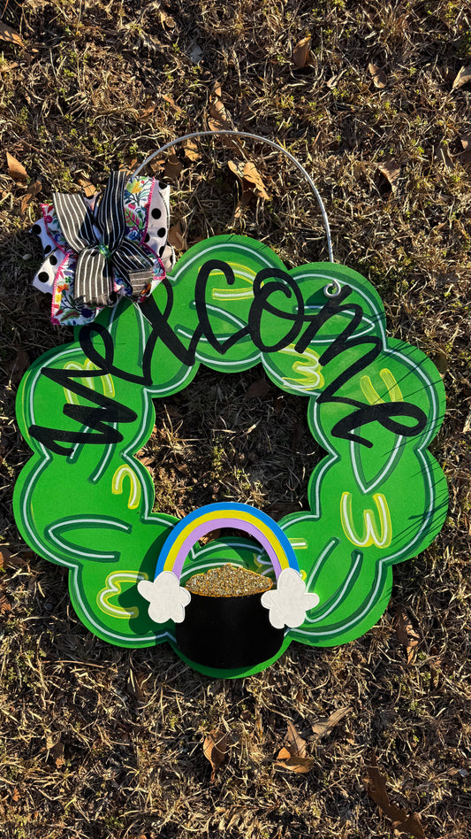 Green Leaf Year Round Attachment Wreath