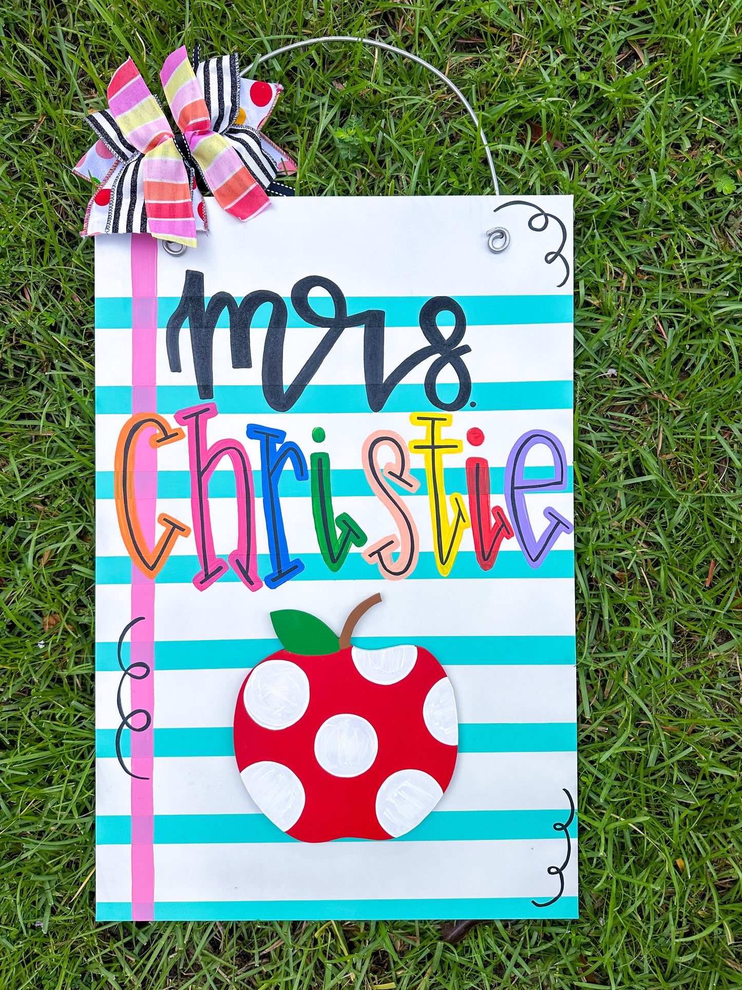 Teacher Notebook Attachment Door Hanger