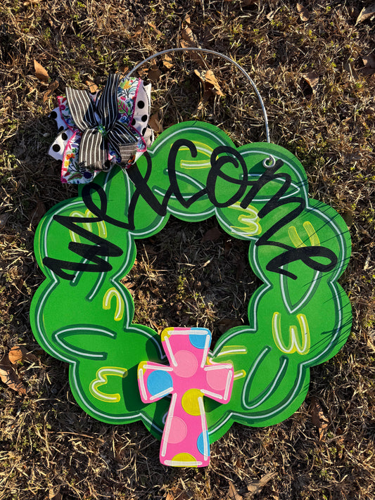 Green Leaf Year Round Attachment Wreath