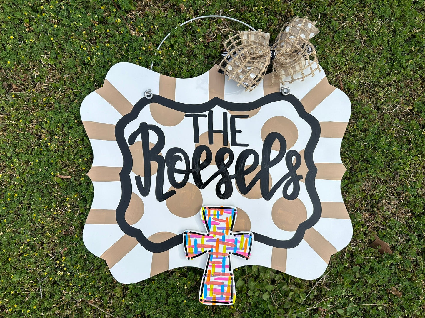 Personalized Attachment Neutral Door Hanger