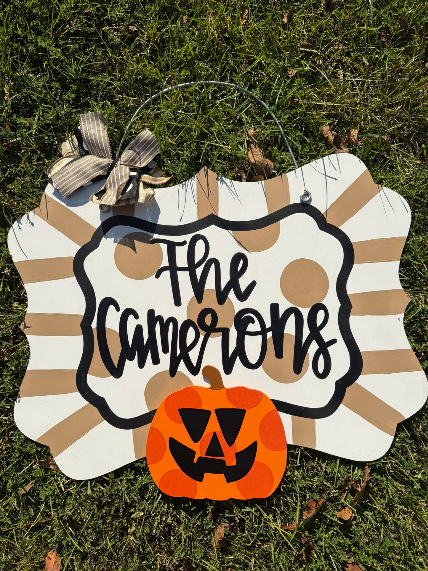 Personalized Attachment Neutral Door Hanger