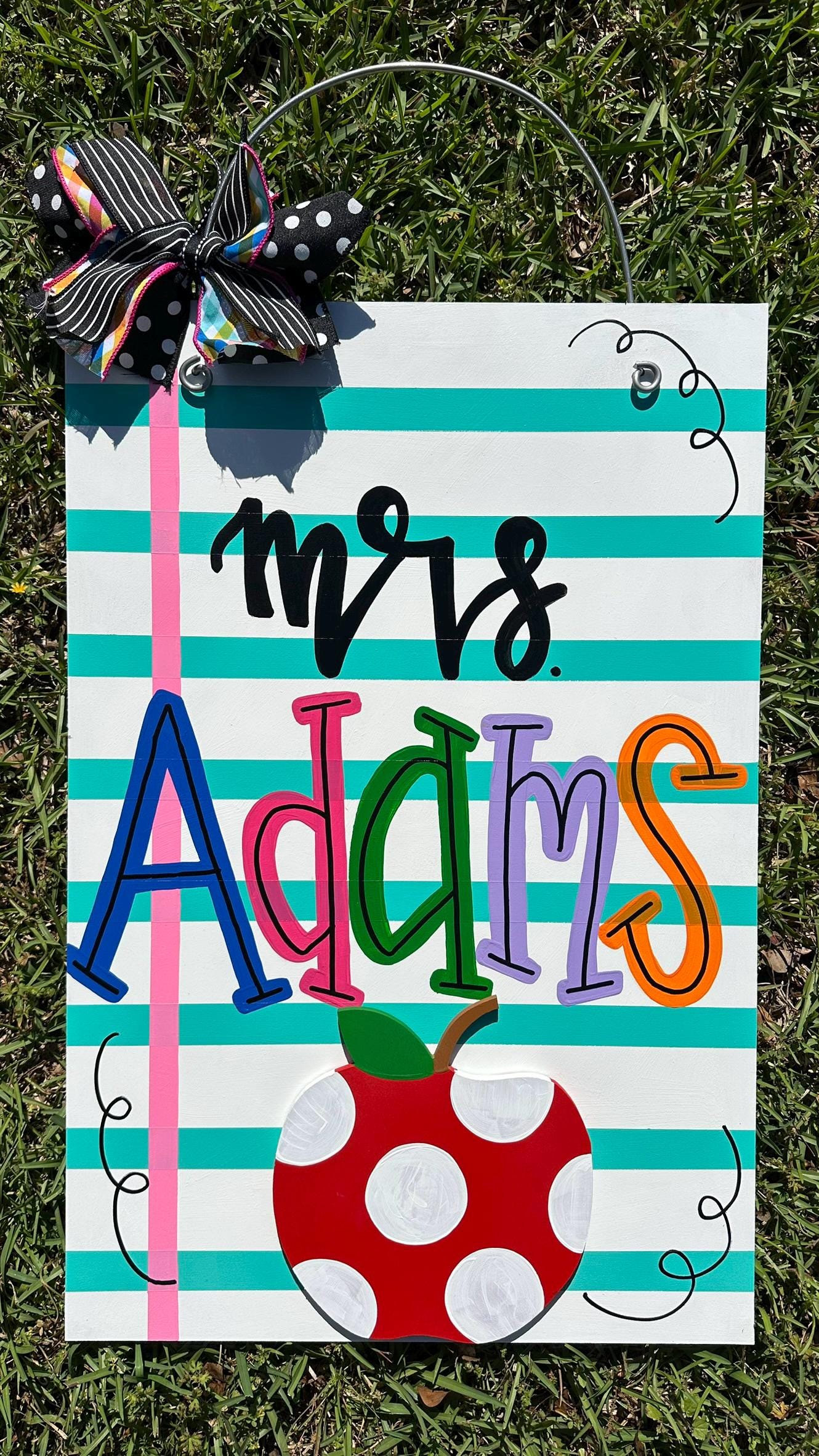 Teacher Notebook Attachment Door Hanger